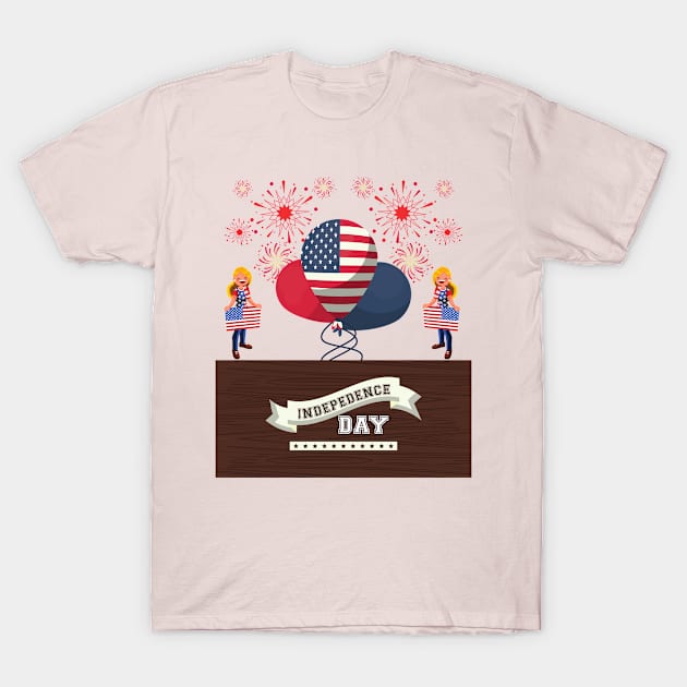 America Day independence T-Shirt by MeKong